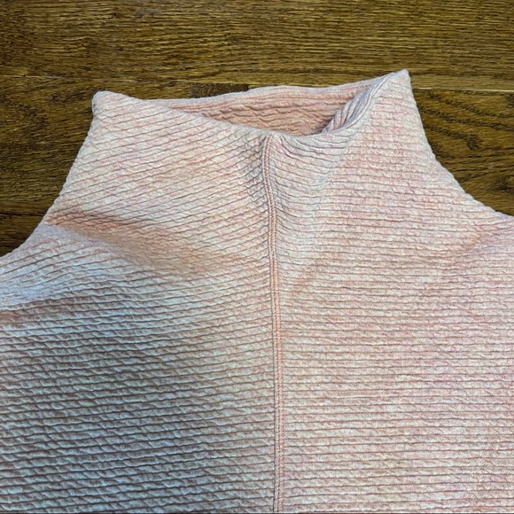 Lululemon Along the Way Mock Neck Long Sleeve Sweater Heathered Copper Clay Med - Picture 7 of 9